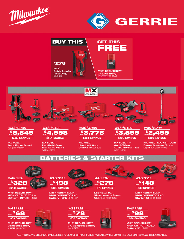 Milwaukee Flash Sale Promotion